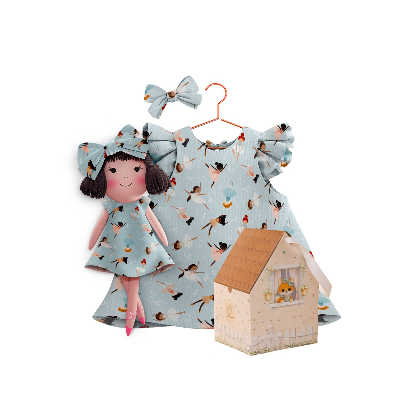 Kit Boneca Alice Bailarina