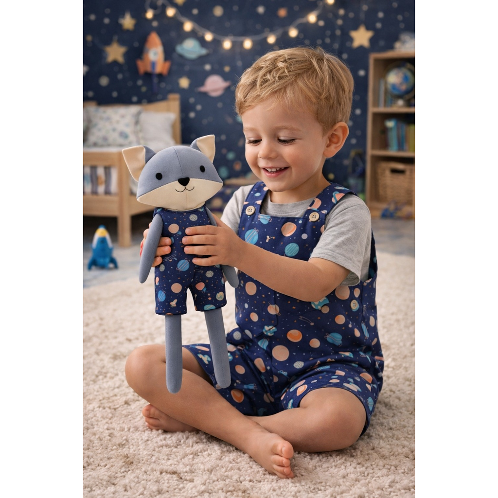 Kit Boneco Raposo Espaço