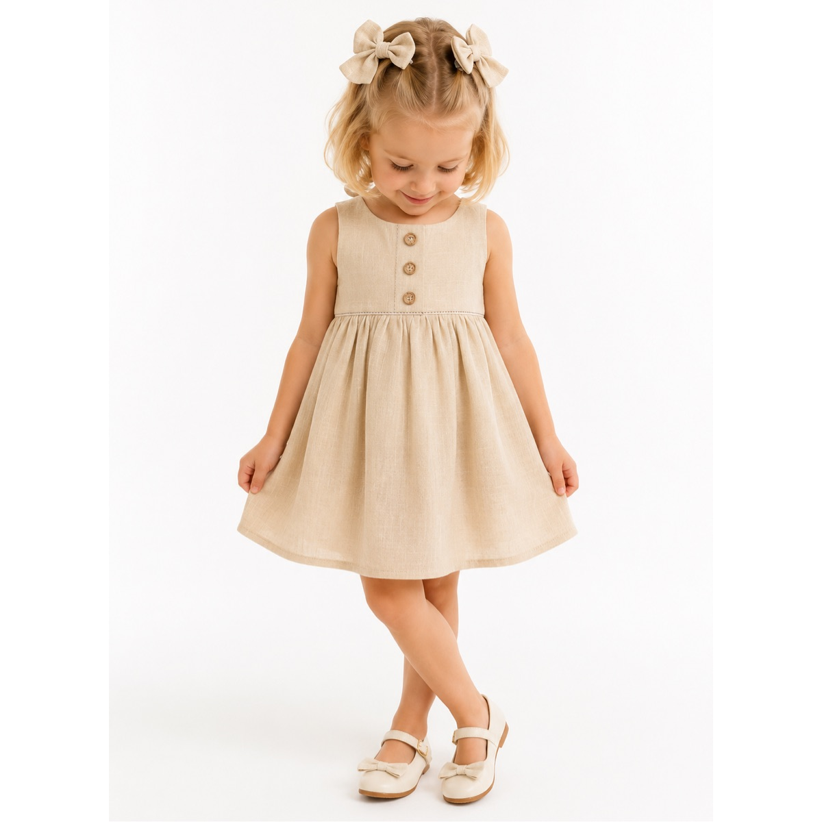 Kit Vestidos Liso Amarelo