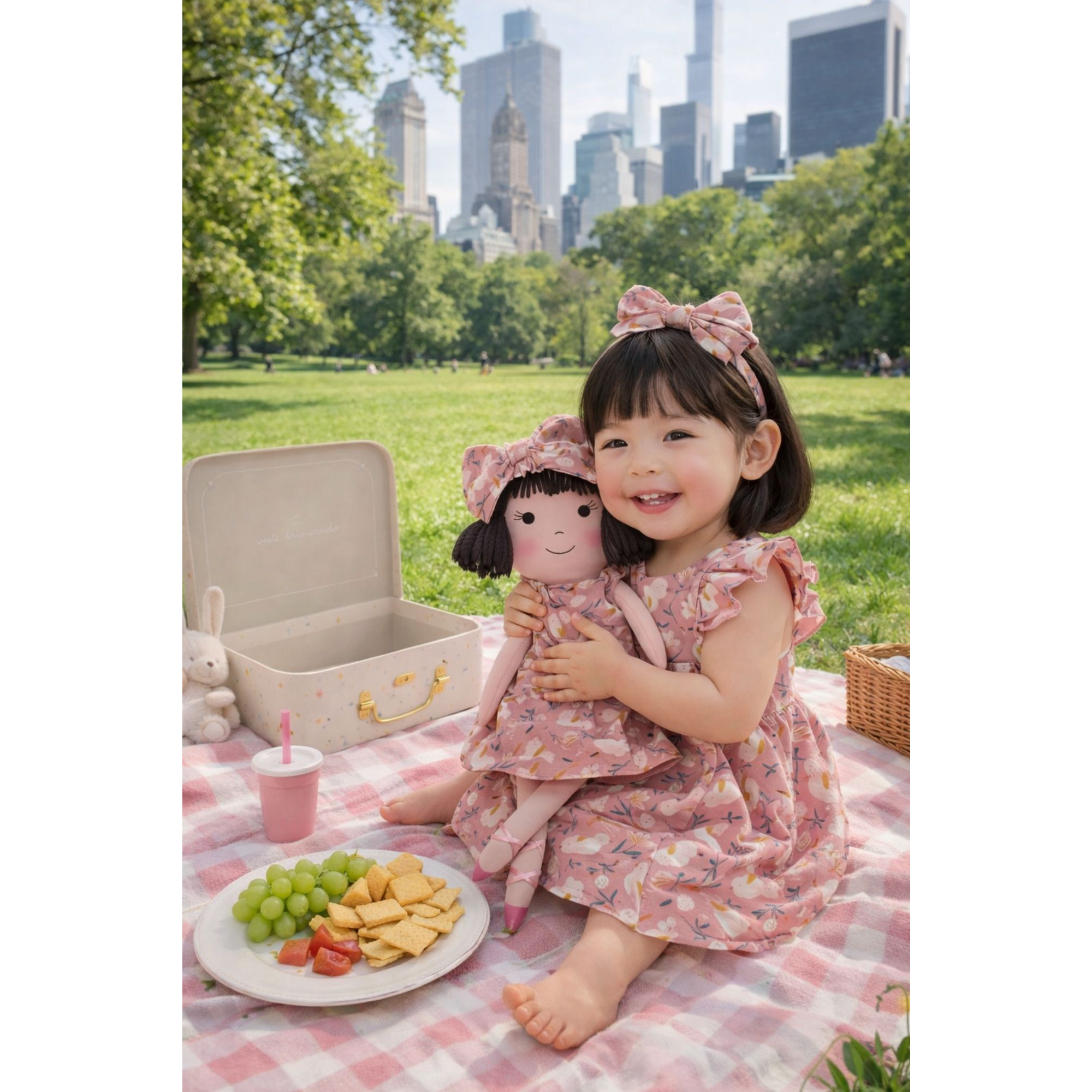 Kit Boneca Alice Jardim + Petit Case