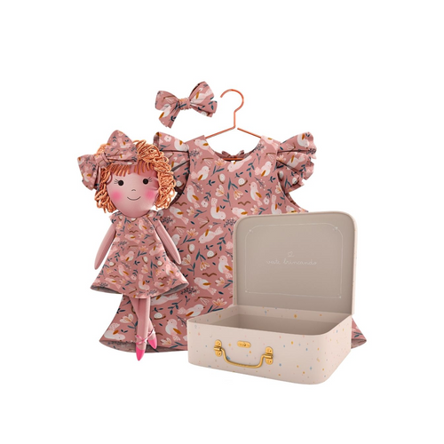 Kit Boneca Aninha Jardim + Petit Case