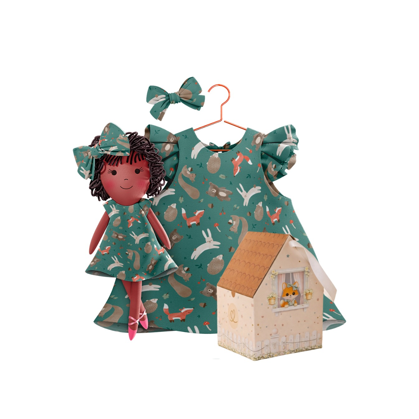 Kit Boneca Bella Bosque