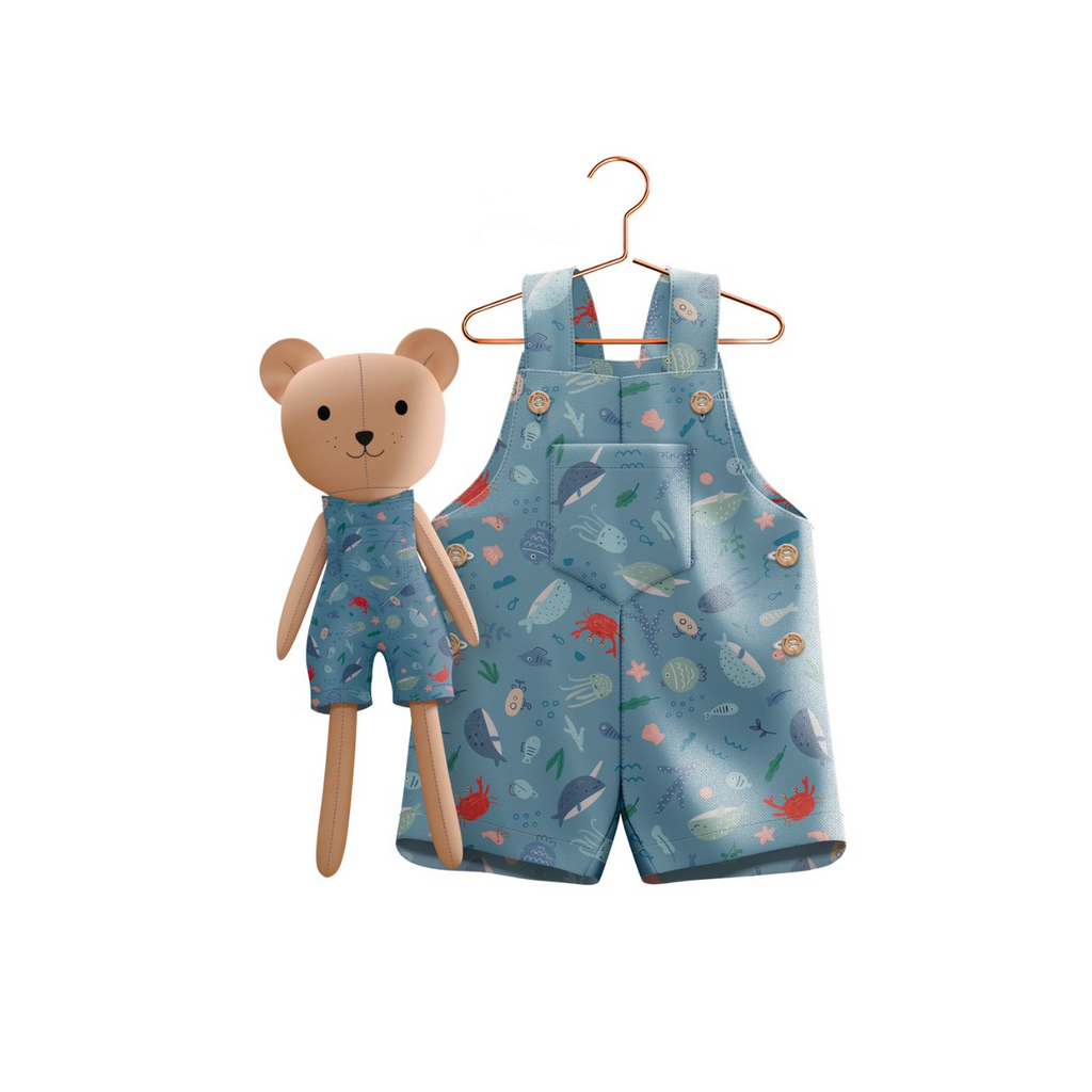 Kit Boneco Urso fundo do Mar